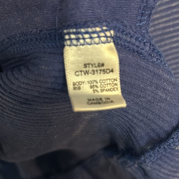 Zenana Acid Wash Blue Sweatshirt Pullover with Pockets size XL - Picture 7 of 7